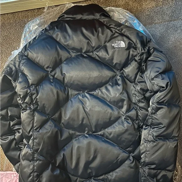 $350 The North Face Aconcagua 550 Down Puffer Jacket Black Insulated Womens XL - Picture 4 of 8
